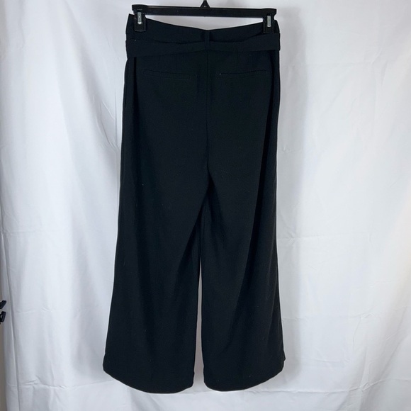Loft Outlet Trousers Wide Leg Waist Tie Belted High Waisted Solid Casual Pants - Picture 12 of 15